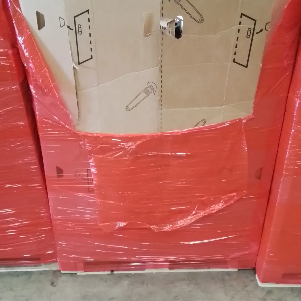 PALLET OF ASSORTED HOUSEHOLD GOODS AND PRODUCTS TO INCLUDE; CHILDREN TRICYCLE, PADEL BOARD, TOILET SEAT, DETAIL DISPLAY BOXED FURNITURE ETC