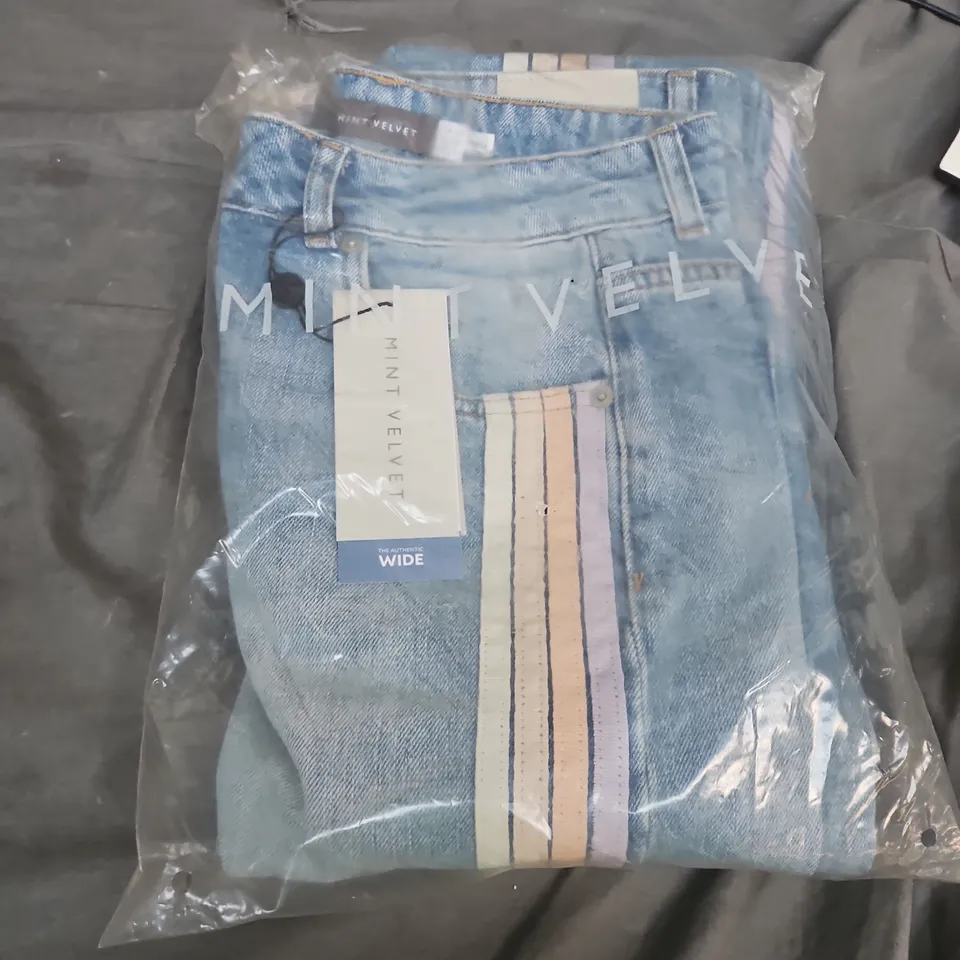 MINT VELVET WOMEN'S DENIM JEANS – LIGHT WASH, UK SIZE 12