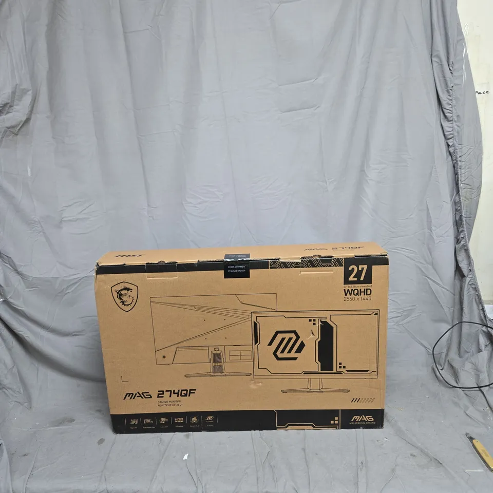 MSI MAG274QF 27-INCH GAMING MONITOR – BOXED