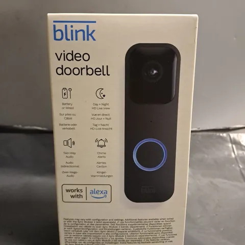 BOXED BLINK VIDEO DOORBELL 