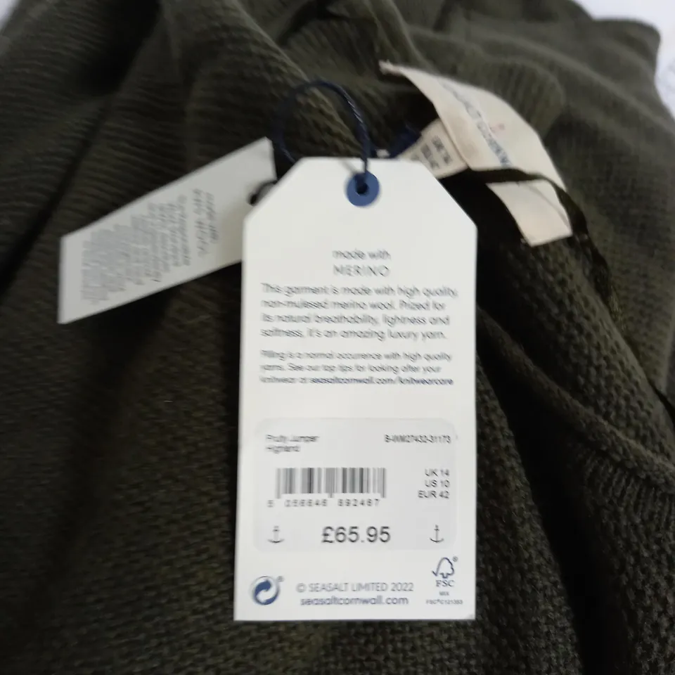 SEASALT CORNWALL FRUITY JUMPER SIZE 14