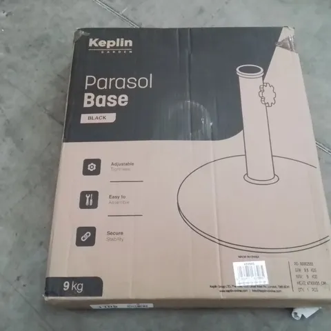 BOXED KEPLIN GARDEN PARASOL BASE -COLOURS VARY-