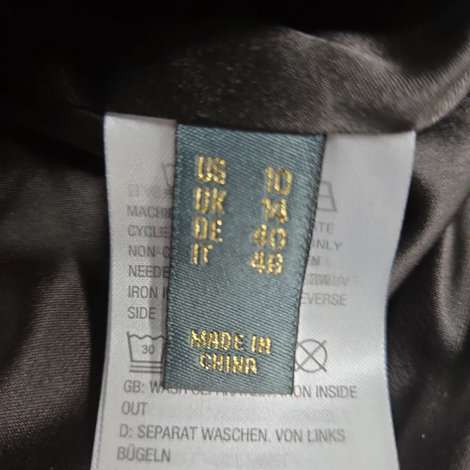 RUTH LANGFORD LEATHER SKIRT – UK 10