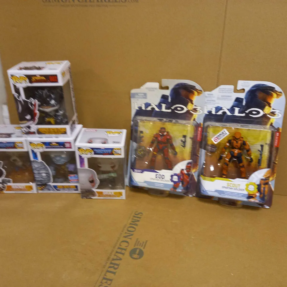 6 ASSORTED MARVEL POP! ACTION FIGURES