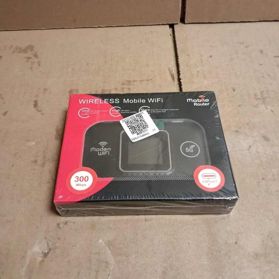 WIRELESS MOBILE WIFI 300 MBS MOBILE ROUTER SEALED