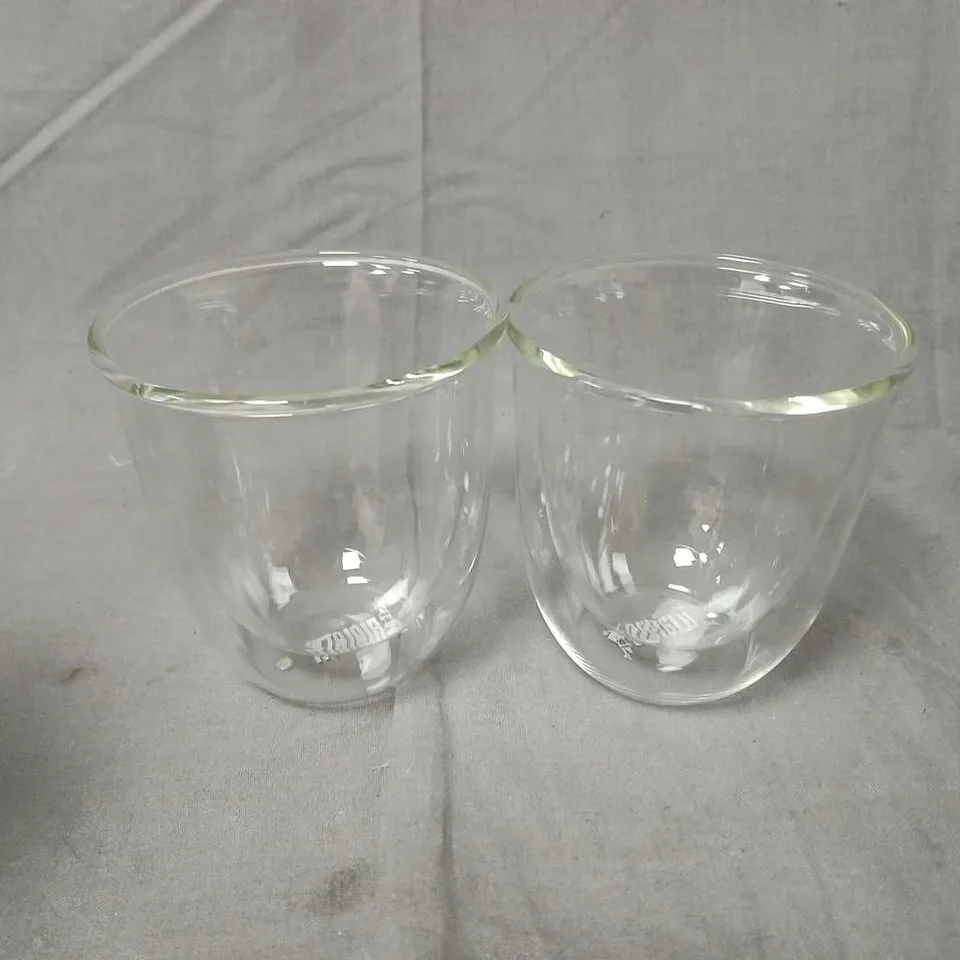 BIALETTI FIRENZE GLASS TUMBLERS – 2 PACK (BOXED)