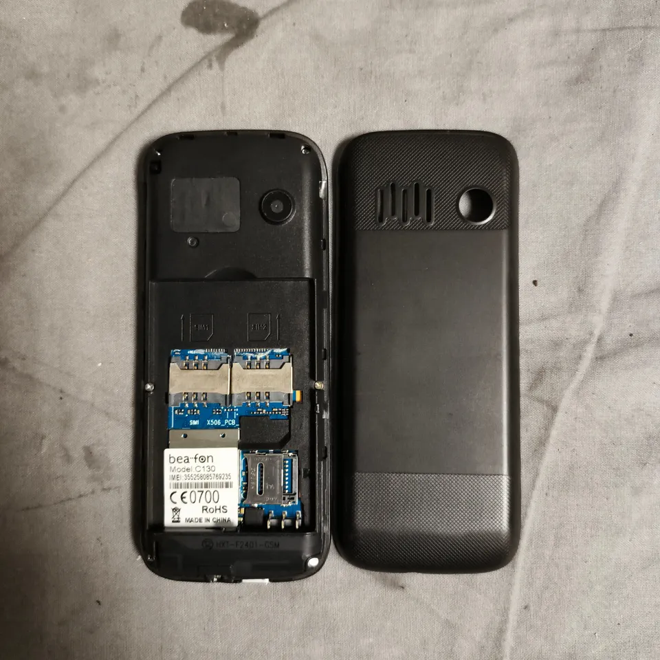 BEA FON C130 MOBILE PHONE IN BLACK