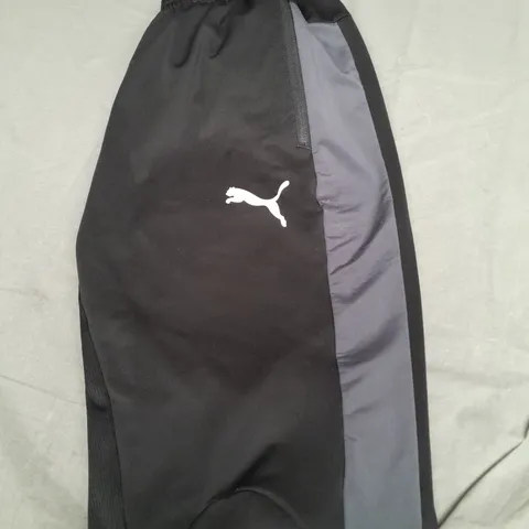 PUMA LOGO TRACKSUIT BOTTOMS SIZE M