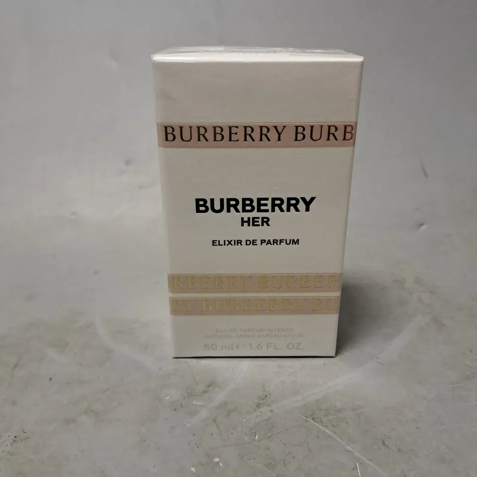 BOXED AND SEALED BURBERRY HER ELIXIR DE PARFUM 50ML