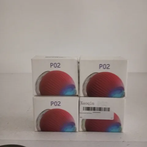 P02 RED INTERACTIVE CAT BALL TOY β BOXED, SET OF 4