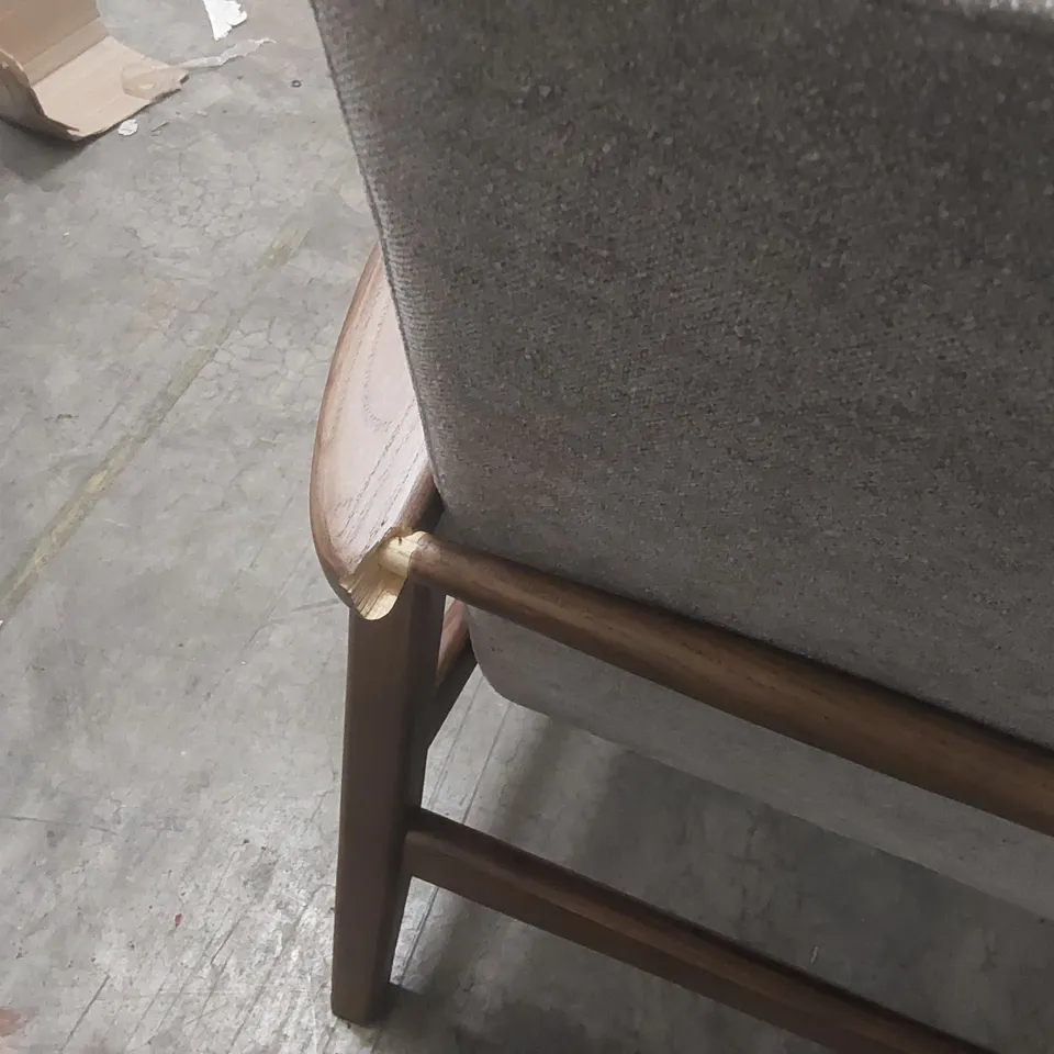 DESIGNER SOLID WOOD FRAME ARMCHAIR