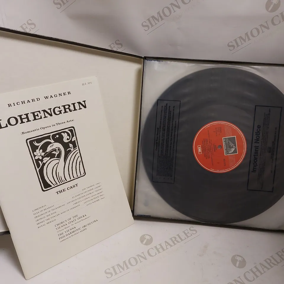 WAGNER LOHENGRIN KEMPE SLS5071 5 VINYL SET