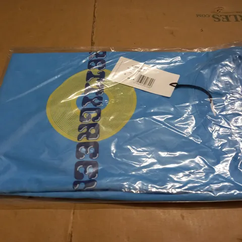 BAGGED PRETTY GREEN BEACH CLUB T-SHIRT IN BLUE - S