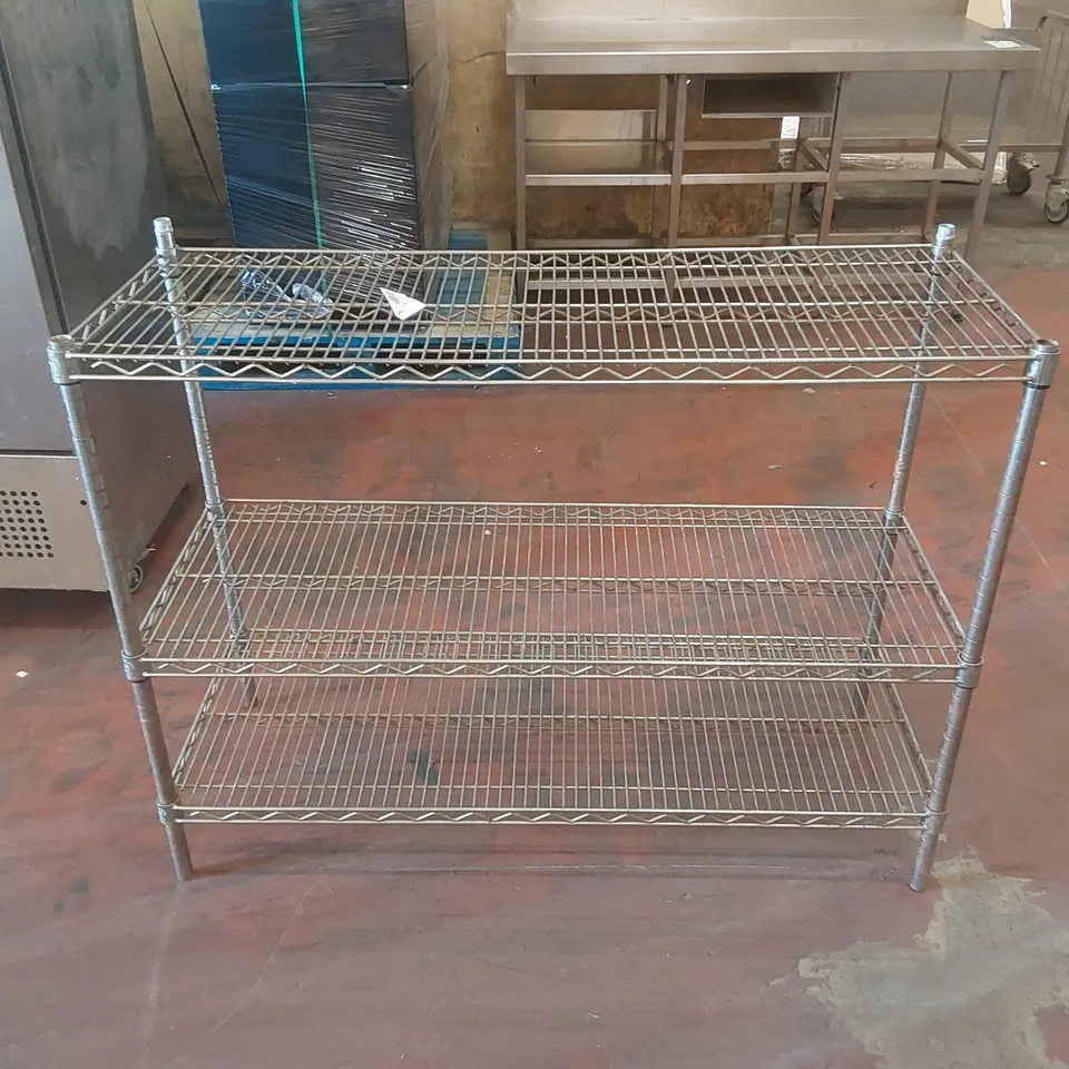 STEEL STORAGE SHELVES 