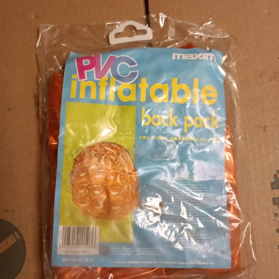 10 X MAXIM PVC INFLATABLE PORTABLE BACKPACKS
