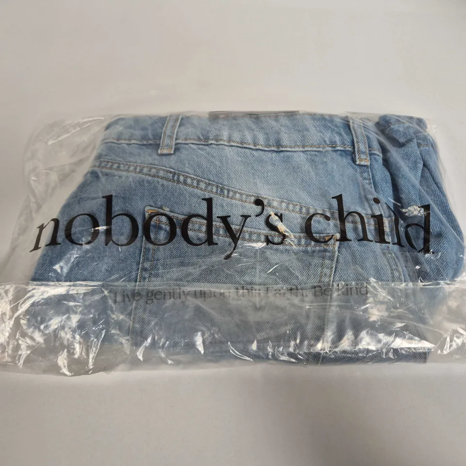 NOBODY'S CHILD BERMUDA SHORTS – LIGHT DENIM SIZE 14