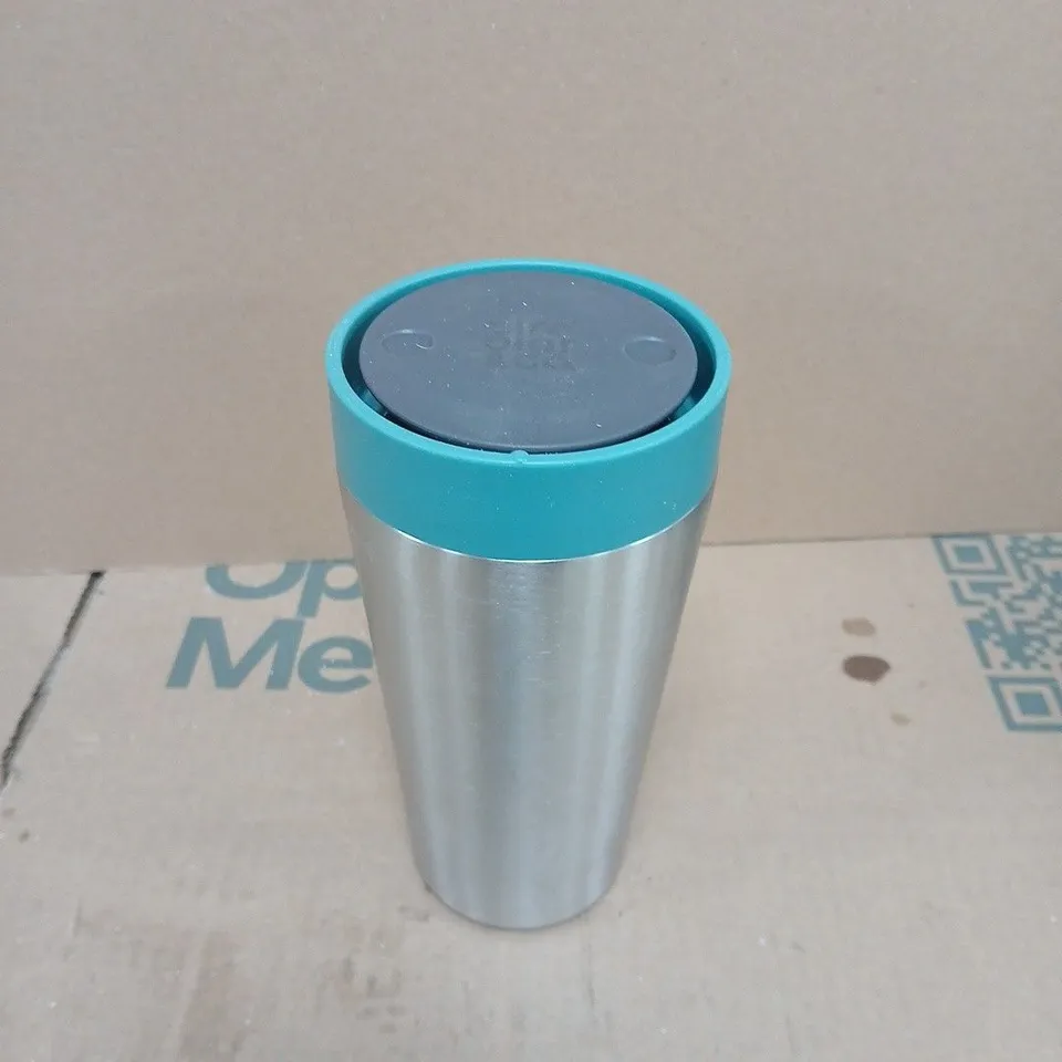 CIRCULAR & CO. REUSABLE STAINLESS STEEL TRAVEL CUP 12OZ/340ML – BOXED