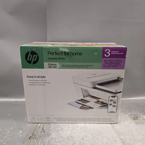 BOXED DESKJET 4220E PRINTER WHITE