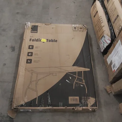 BOXED KEPLIN 6FT FOLDING TABLE