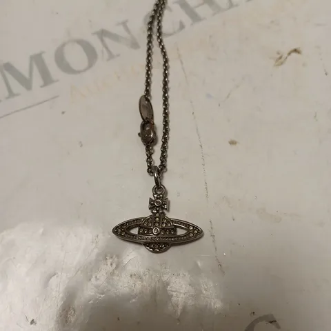 VIVIENNE WESTWOOD SILVER GRACE BAS RELIEF PENDANT