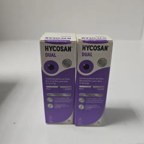 HYCOSAN DUAL EYE DROPS β PRESERVATIVE FREE (2 X BOXES)