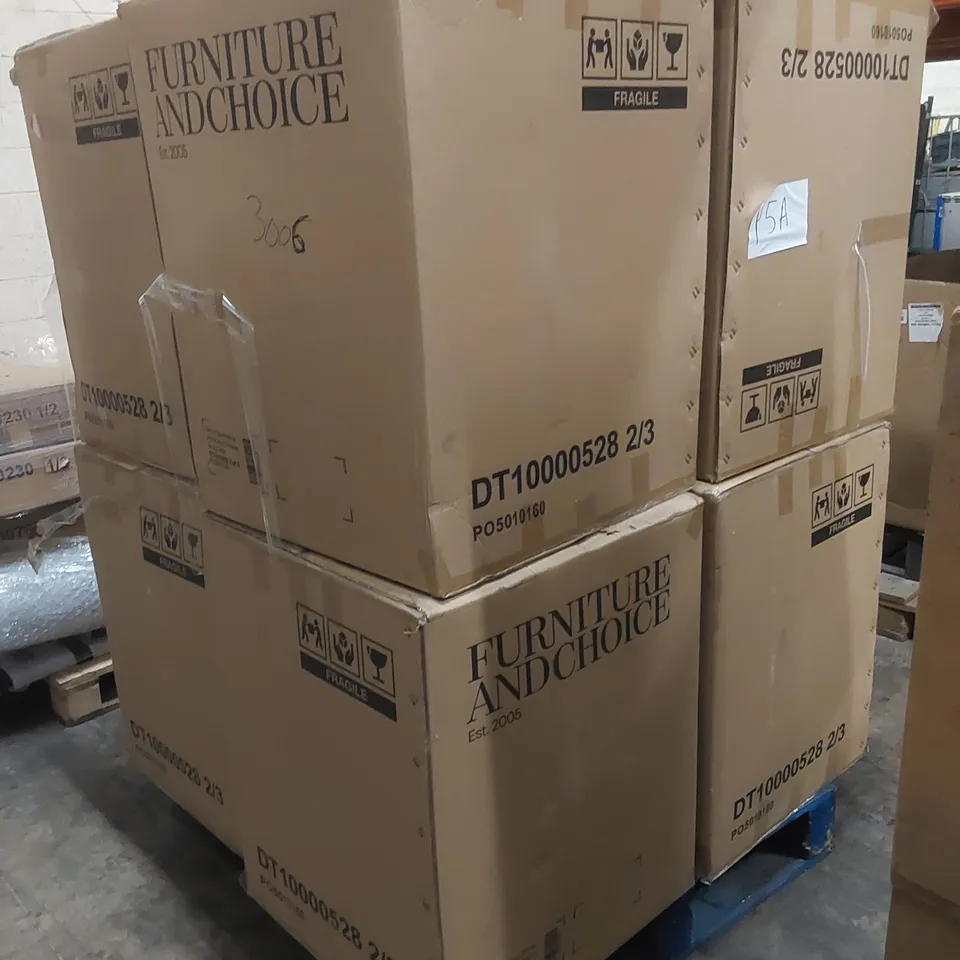 PALLET OF INCOMPLETE FURNITURE PARTS 