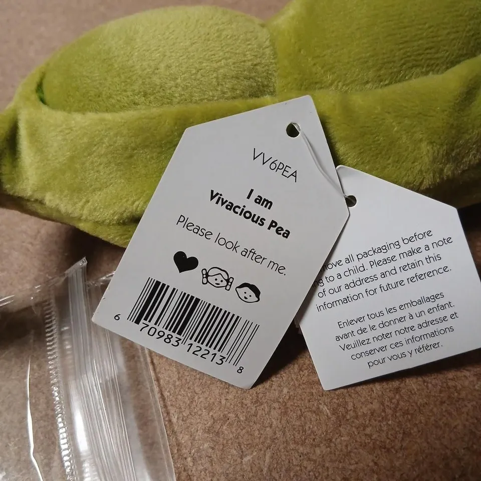 JELLYCAT VIVACIOUS PEA PLUSH TOY – GREEN