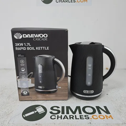 DAEWOO CASCADE 3KW 1.7L RAPID BOIL KETTLE – BOXED