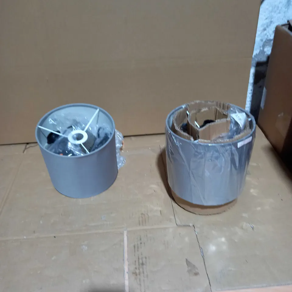 SET OF2 HAMMER METAL TOUCH TABLE LAMPS