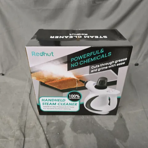BOXED REDHUT HANDHELD STEAM CLEANER