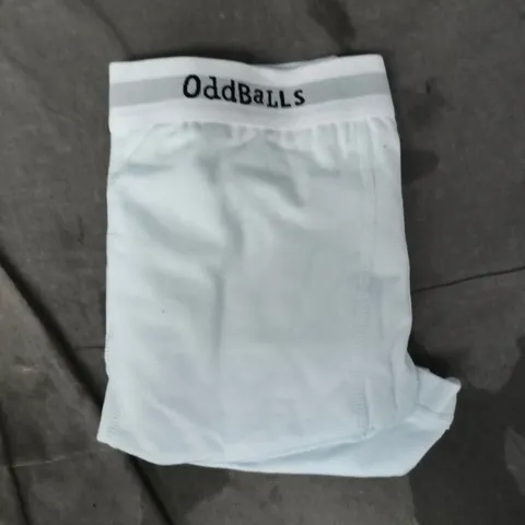 ODDBALLS BOXERS IN WHITE SIZE XL