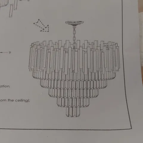 BOXED AASTON CHANDELIER