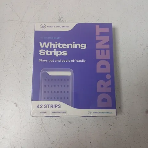 BOXED AND SEALED DR DENT WHITENING STRIPS (42 STRIPS)
