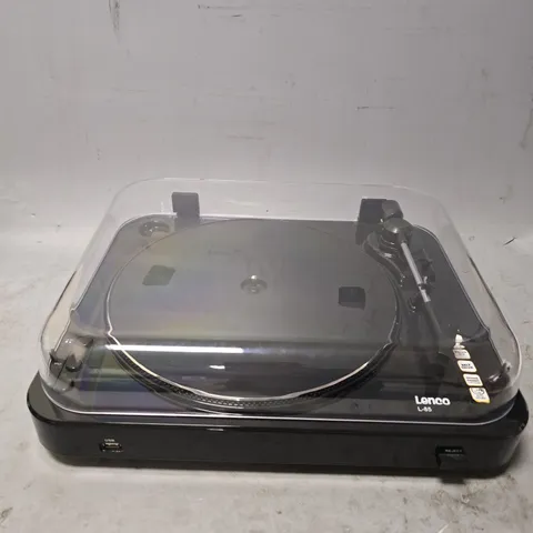 LENCO L-85 TURNTABLE IN BLACK