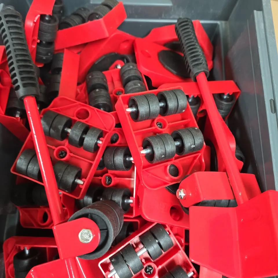 LARGE QUANTITY OF FURNITURE MOVER ROLLERS