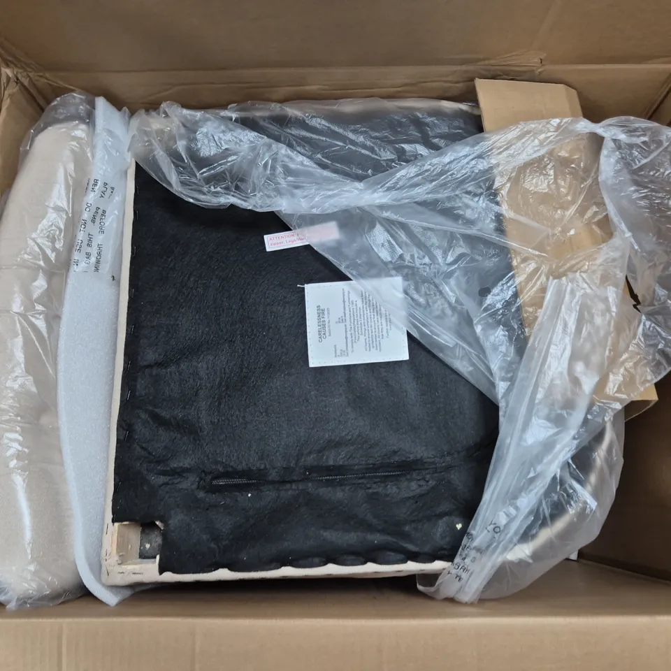 BOXED WARWICK CHENILLE PAIR OF STANDARD DINING CHAIRS - COLLECTION ONLY 