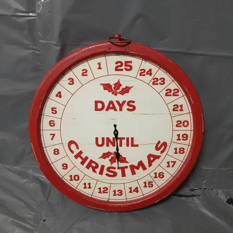 CHRISTMAS COUNTDOWN CLOCK