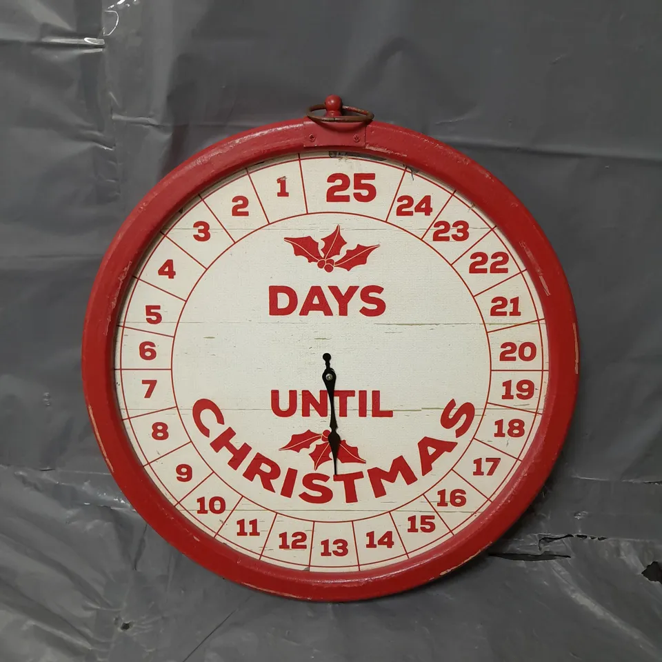 CHRISTMAS COUNTDOWN CLOCK RRP £22.99