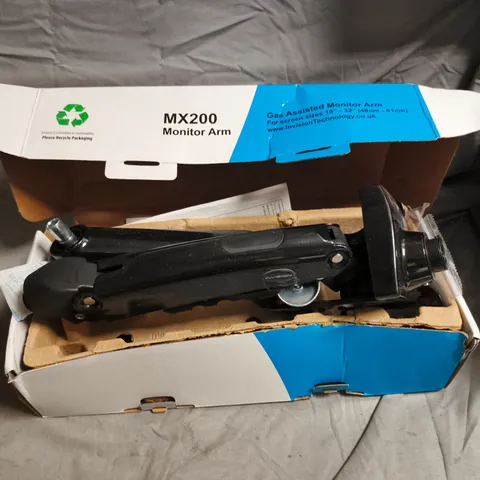 INVISION MX200 MONITOR ARM – GAS ASSISTED ERGONOMIC ARM FOR 19-32 IN MONITORS