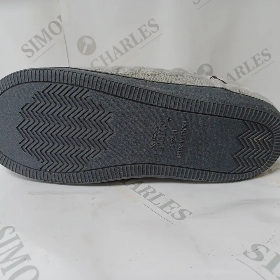LINA SLIPPER BOOT UK 9 - MED GREY - BAGGED 