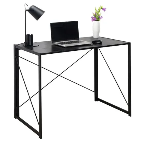 BOXED MCMULLAN 100CM RECTANGULAR PORTABLE FOLDING TABLE (1 BOX)