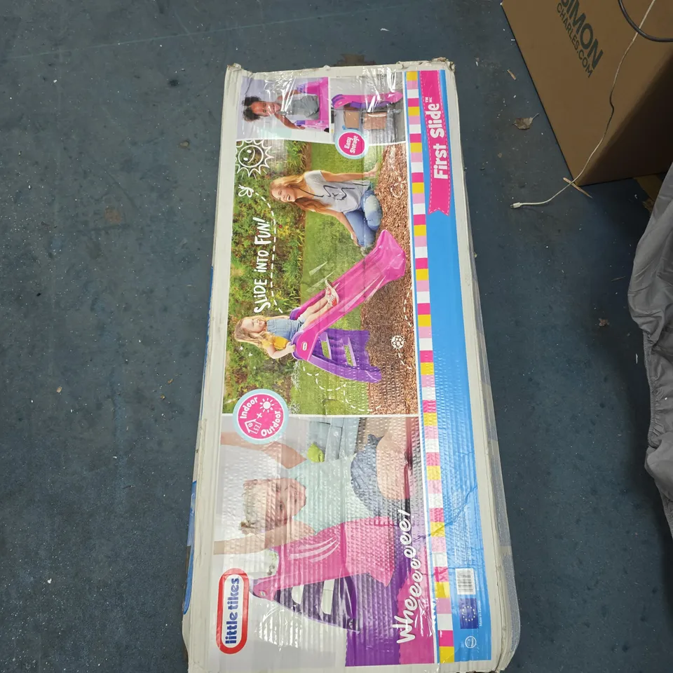 BOXED LITTLE TIKES FIRST SLIDE - PINK/PURPLE (1 BOX) - COLLECTION ONLY RRP £46.99