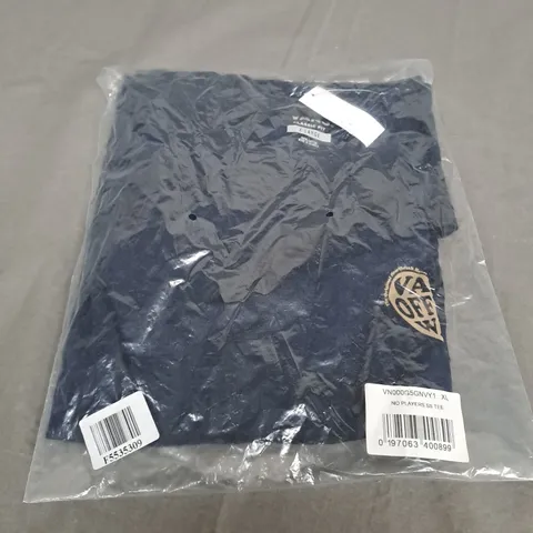 SEALED VANS NO PLAYERS SS TEE IN NAVY - XL