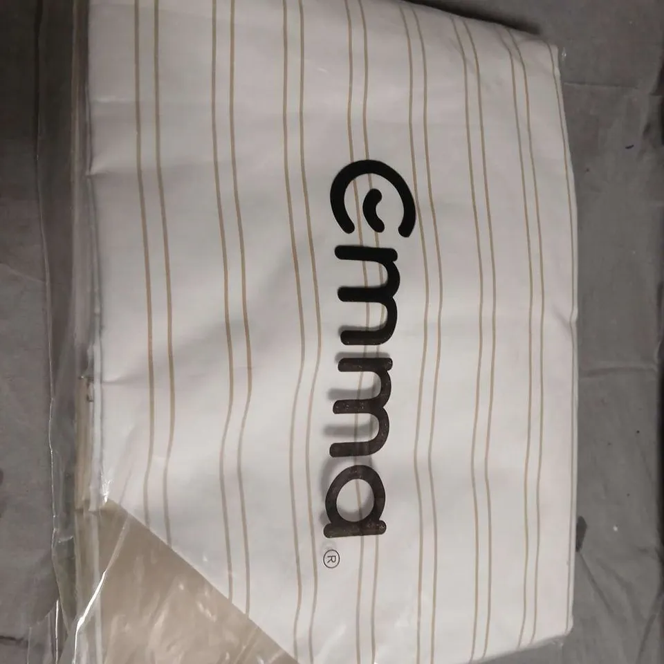 EMMA DUVET COVER – BEIGE STRIPED, 225 X 220 CM, 100% COTTON PERCALE