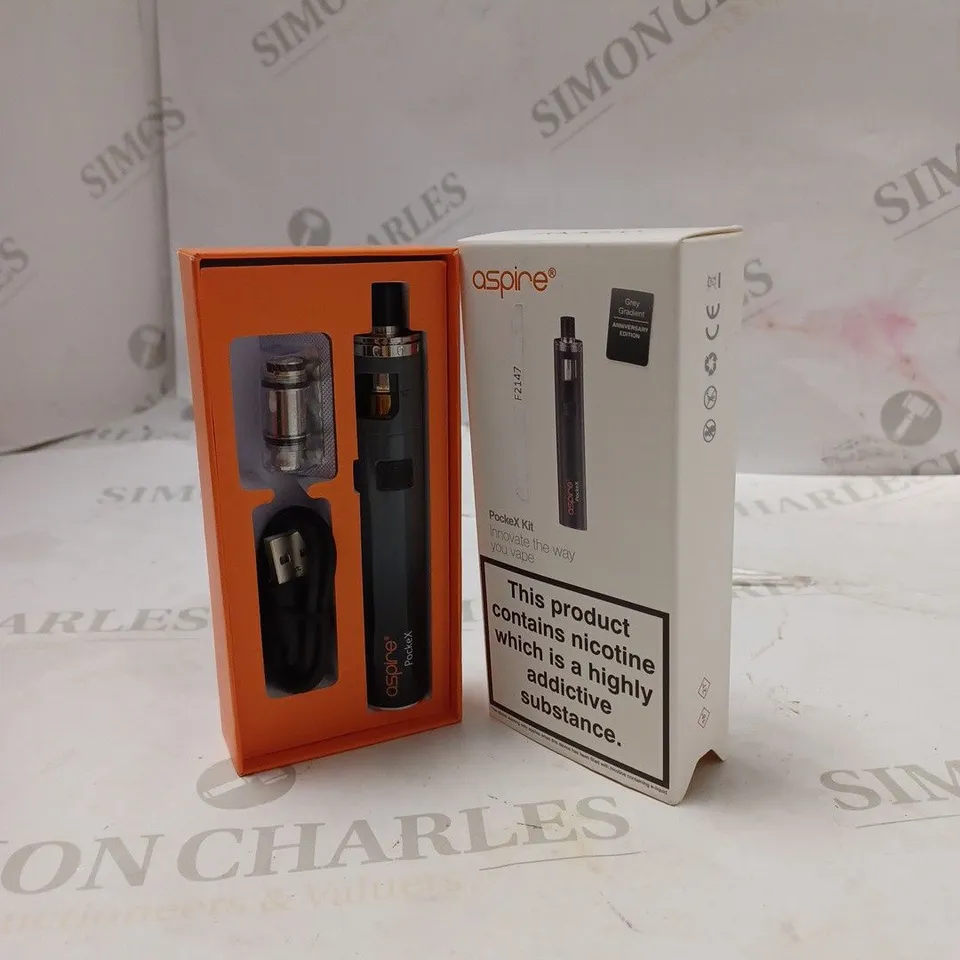 BOXED ASPIRE POCKEX KIT - GREY GRADIENT.
