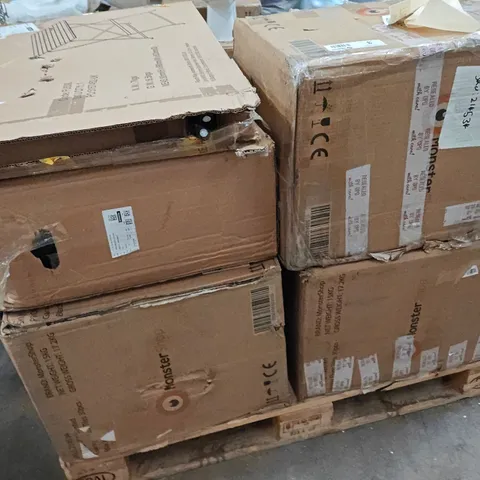 PALLET OF ASSORTED HOUSEHOLD GOODS AND PRODUCTS TO INCLUDE;WOOD EFFECT TABLE,GARAGE FLOOR TILES,ETC