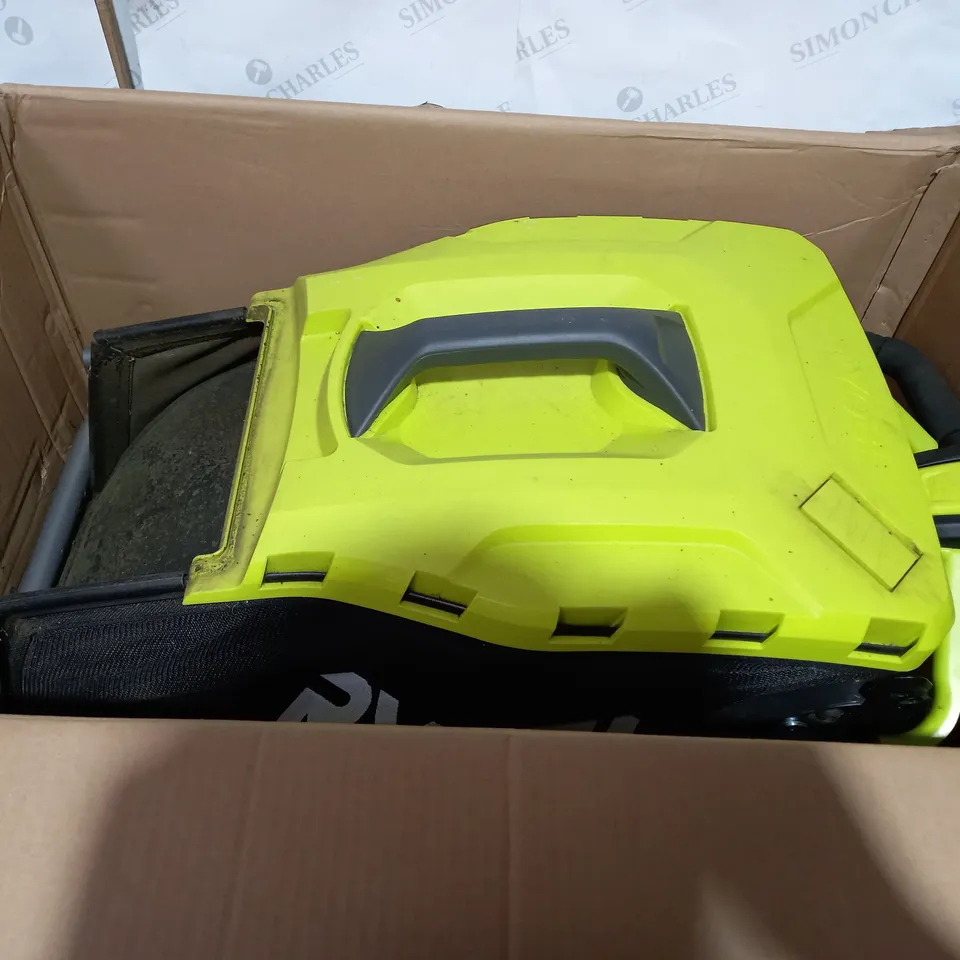 RYOBI RY18LM37A-140 18V ONE+ CORDLESS 37CM LAWNMOWER 