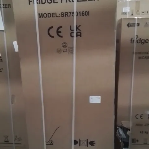 BOXED SR750160I 90CM WIDE TOTAL NO FROST AMERICAN STYLE FRIDGE FREEZER - INOX