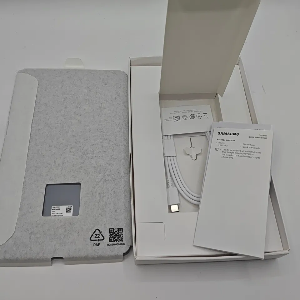 BOXED GALAXY TAB A11 4/64GB IN GRAY - SM-X133