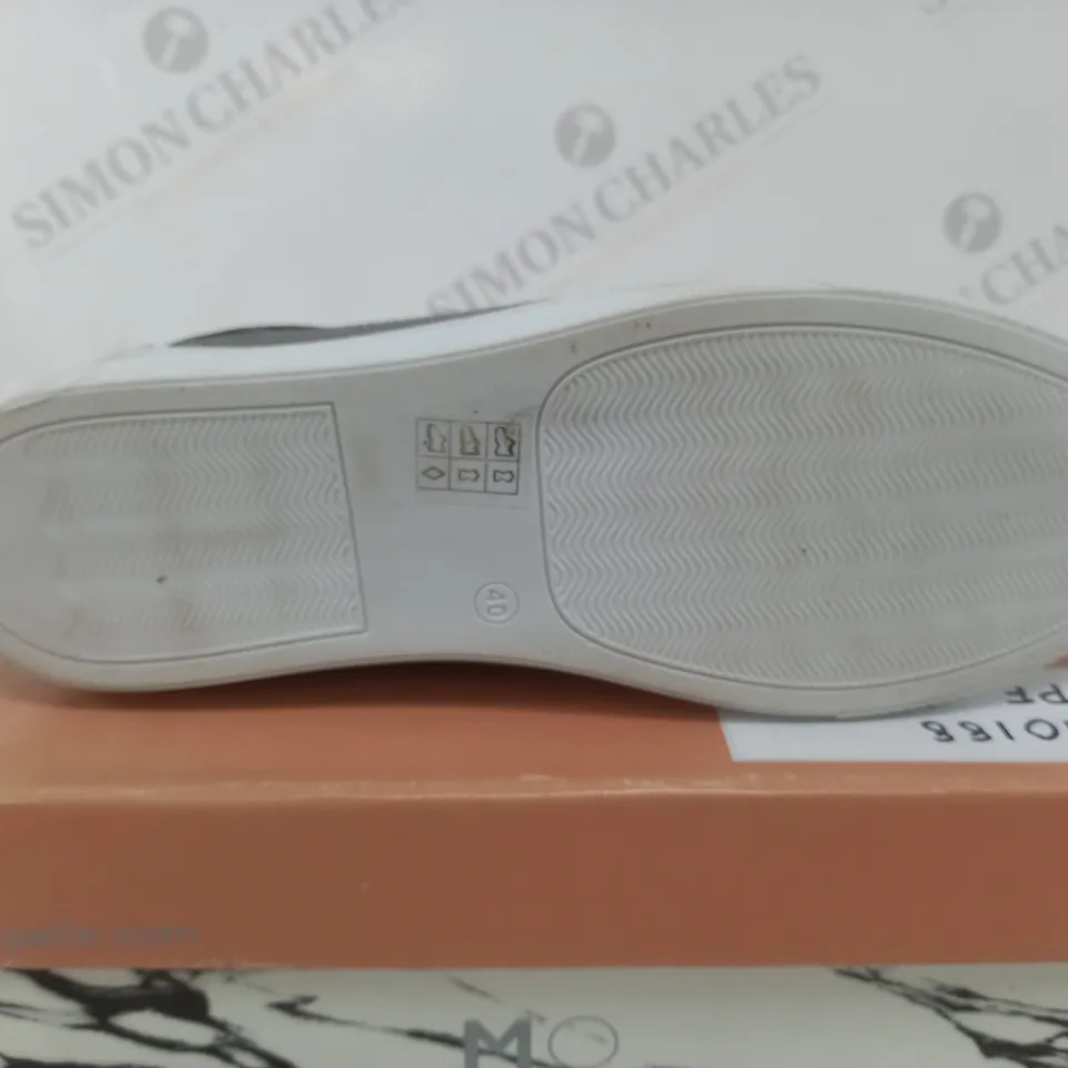 MODA IN PELLE ARONDA TRAINER PEWTER SIZE 7